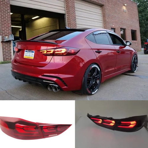 Faro Lampara Led Posterior Hyundai Elantra 2017 A 2019  Foto 2