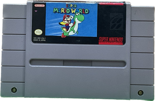 Super Mario World Snes Original Excelente Estado Play Again