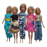 Ropa De Muñeca Para Barbie X10 Mas Accesorios