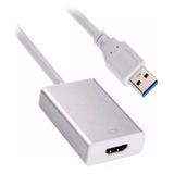 Cabo Adaptador Conversor Usb 3.0 Macho X Hdmi Fêmea  Ad-902h