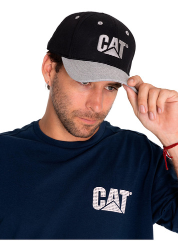 Jockey Casual Hombre Cat Logo Combination Hat Negro Cat