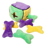 Midlee Plush Find A Bone Cube Juguete Para Perro