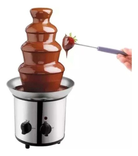 Torre Cascata De Chocolate Grande 4 Andares Fondue 220v