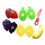 Pack De Juguetes De Frutas Didáctico Armable 6pcs