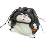 Mochila Figura De Felpa De Gato Cenicienta Lucifer, 20 Cm