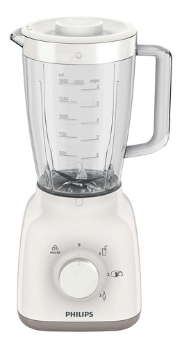 Licuadora Philips Daily Collection Hr2125 1.5 L Blanca Con Jarra De San 220v