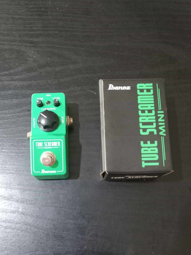 Pedal De Efecto Ibanez Tube Screamer Tsmini  Verde Claro