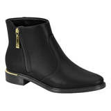 Bota Feminina Cano Curto Salto Baixo Vizzano 3077106