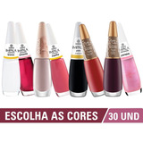 Kit 30 Esmaltes Impala Manicure Profissional Atacado