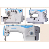  3 Maquina De Coser Recta F4 + Overlock E4 + Collarete Jack