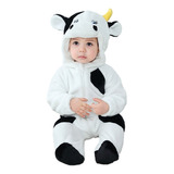 Traje De Invierno Para Bebés Y Niñas, Disfraz De Vaca Lecher