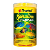 Tropical Alimento Spirulina Flakes Peces Escamas 20g Acuario