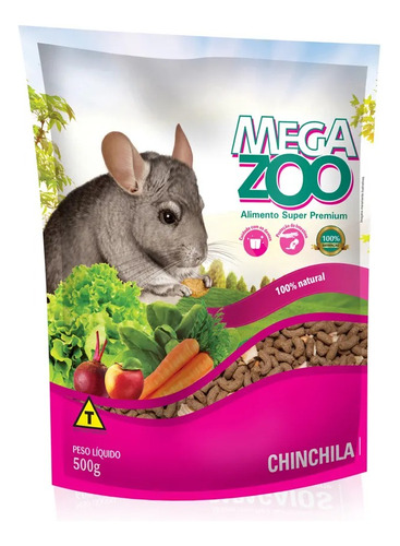 Ração Para Chinchila Megazoo 500 G
