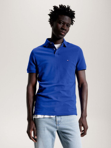 Polo 1985 Azul De Corte Regular Hombre Tommy Hilfiger