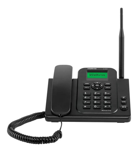 Telefone Celular Fixo Rural Intelbras Cf 4202n Dual Chip Gsm