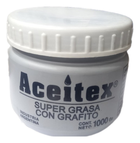 Super Grasa Grafitada Grasa Con Grafito 1000gr Aceitex