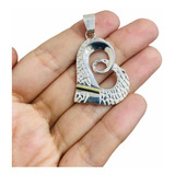 Dije Corazón Calado Plata 925 Oro Mujer Regalo 