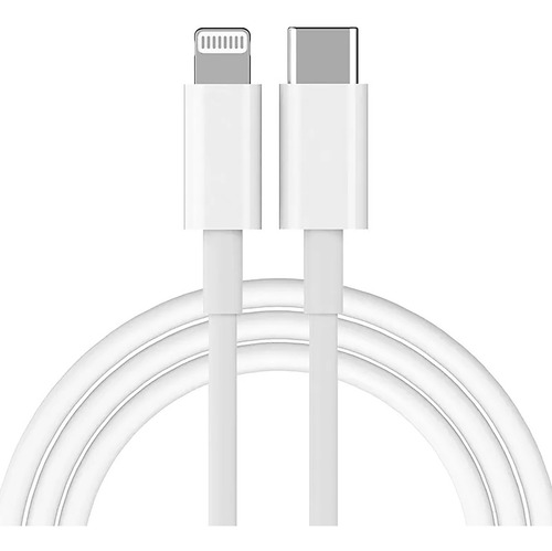 Cabo Carregador Turbo Usb-c Para iPhone Cor Branco