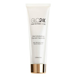 Glo24k Limpiador Facial Exfoliante Con Oro De 24 Quilates, A