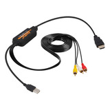 Convertidor De Auvipal Rca A Hdmi Para Reproducir Vhs / Vcr