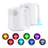 Luz Nocturna Led Con Sensor De Baño De 16 Colores