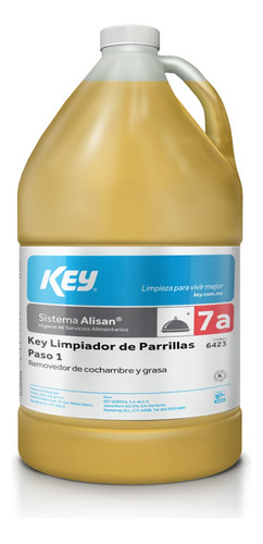 Limpiador De Parrillas Key 4 Litros Paso 1