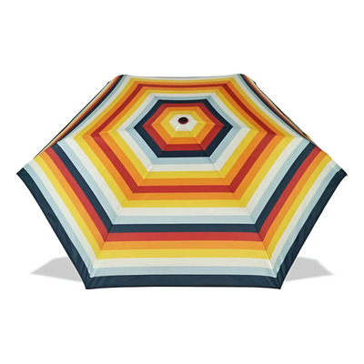 Paraguas Sombrilla Náutica Cierre Automático 116cm Color Multicolor\u002Fazul Diseño De La Tela Hexa | Envío gratis
