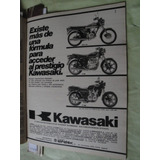 Publicidad Moto Kawasaki Z 440 - Z 1300 - Gto 110 Año 1980