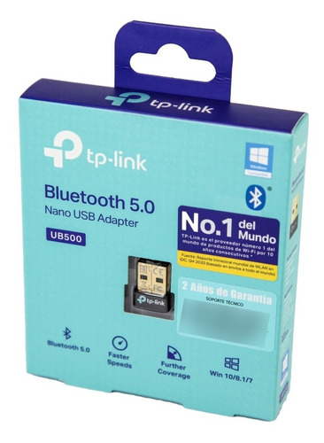 Adaptador Bluetooth Ub500 Tplink Usb 5.0 Nano Pc Notebk Htec