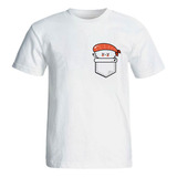 Camiseta Personalizada Bolso Sushi Japão Unissex Camisa