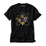 Camiseta Mortal Kombat Scorpion Ninja Get Over Here Fatality