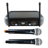 Microfone Duplo Mxt - Uhf-202 - Ideal Para Eventos