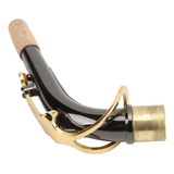 Accesorios Saxofones Sax Bend Neck Metal Corcho Negro Níquel