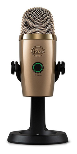 Micrófono Blue Yeti Nano Condensador Omnidireccional Color Cubano Gold