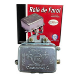 Rele  Duplo De Farol  12v 2 X 240w  Tampa De Aço Tr135012