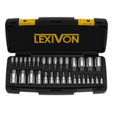 Lexivon Master Hex Bit Socket Set, Premium S2 Alloy Steel