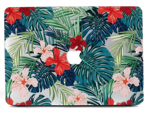 Carcasa Funda Protector Case New Macbook Pro 13 Flores R 