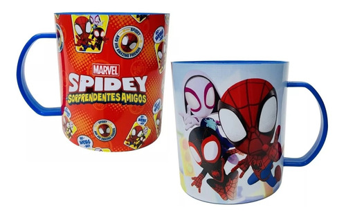 Taza Plastica Spidey 340 Ml Cresko Sp945