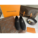Louis Vuitton Spotlight Petite Damier Black Moccasins