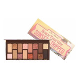 Too Faced Shadow Palette Sunset Stripped Color Café Born Like This Sombras Sombra