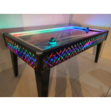 Mesa Air Hockey Profissional Com Sua Logo E Tema. Premium 