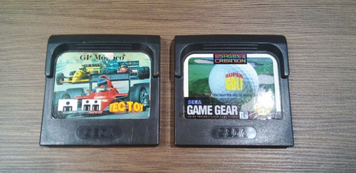  2cartuchos Para Game Gear Gp Monaco / Golf Originais N/006