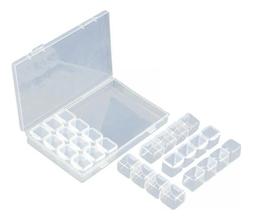 5 Caja Organizadora De 28 Rejillas, Herramienta De 17x11cm