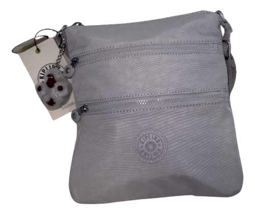 Cartera Crossbody Keiko Gris Kipling