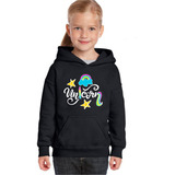 Buzo Hoodie Chompa Estampado Personalizado Diseño Unicornio 