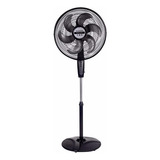 Ventilador De Pie Taurus Silent Power M94401900 Negro Con 6 Aspas Color  Gris, 18  De Diámetro 127 v