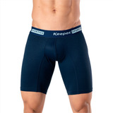 Cueca Boxer Long Leg Box Ciclista Adulto Perna Longa Algodão