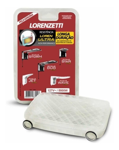 Resistência Chuveiro Lorenzetti Acqua Ultra 127v 5500w