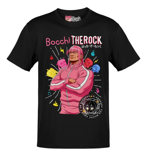Playera Anime Bocchi The Rock Kessoku Band The Rock Letras