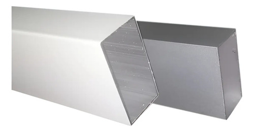 Tubo Rectangular De Aluminio 1½in X 3/4 (1.5mtr Lineal)